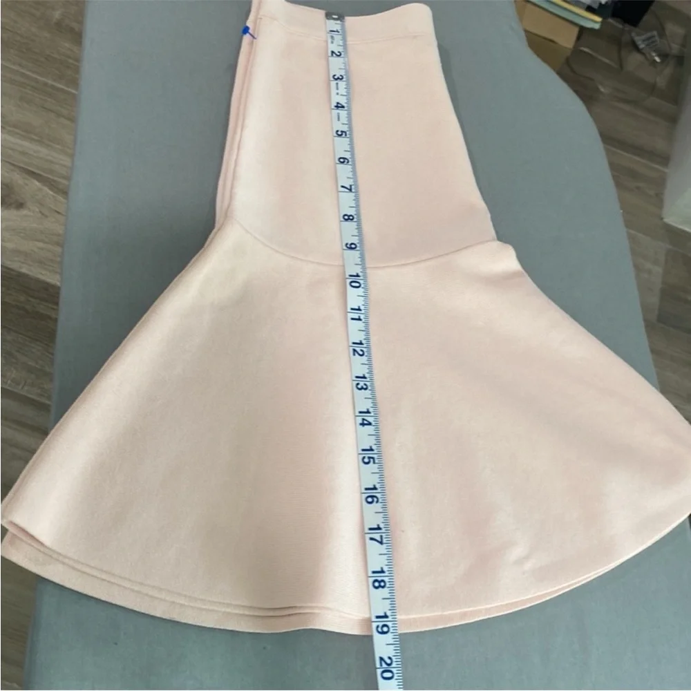 BCBG MAXAZRIAAMILYA DUSTY PINK SKIRT - Picture 7 of 8